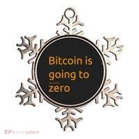 Bitcoin Is Going To Add Another Zero Hidden Message Black Ornament thumb 0