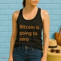 Bitcoin Is Going To Add Another Zero Hidden Message Black Women's Tank Top thumb 2