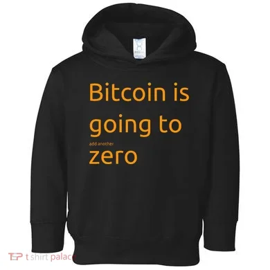 Bitcoin Is Going To Add Another Zero Hidden Message Black Toddler Hoodie