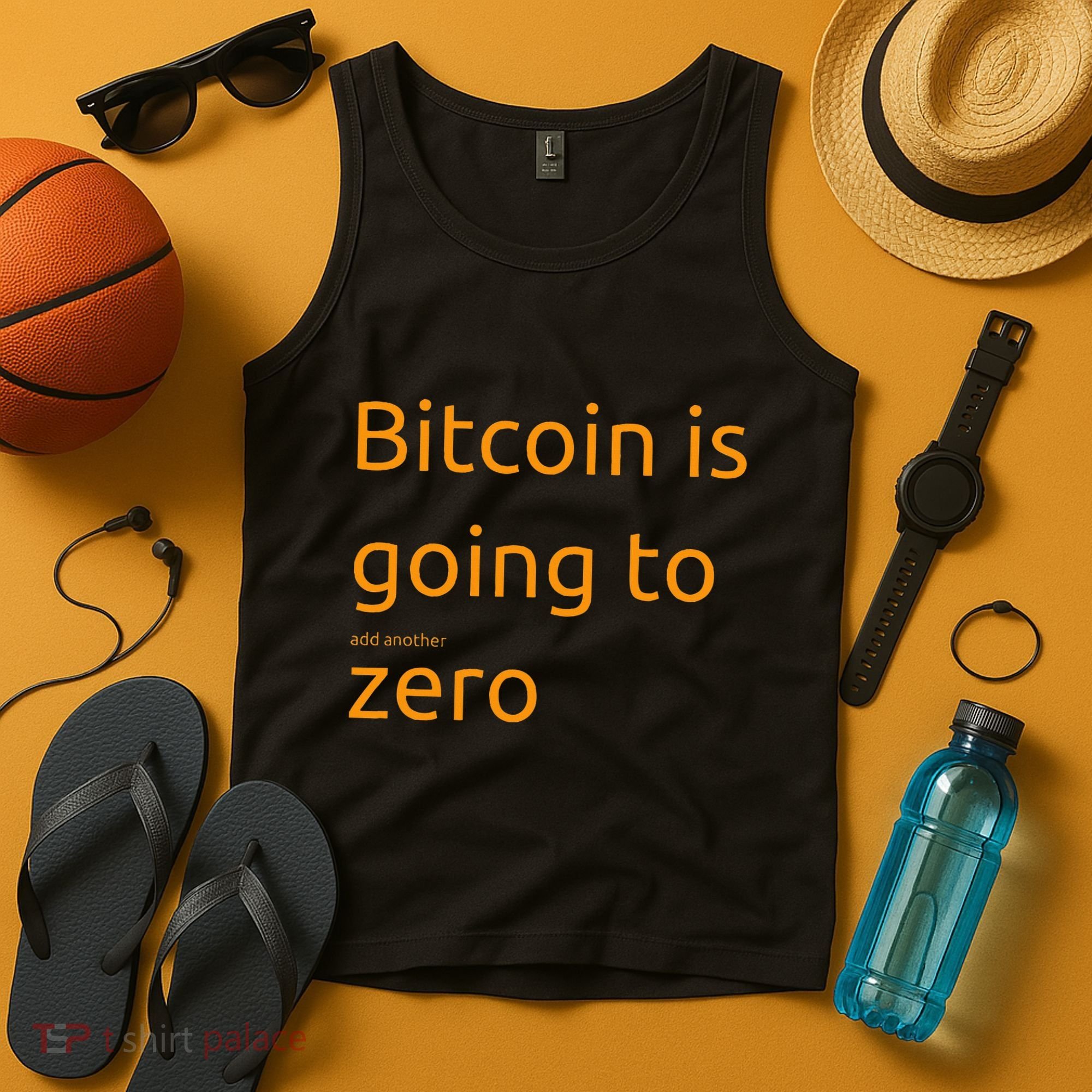 Bitcoin Is Going To Add Another Zero Hidden Message Black Tank Top