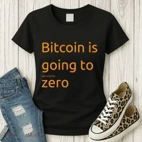 Bitcoin Is Going To Add Another Zero Hidden Message Black Women's T-Shirt thumb 3