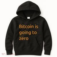 Bitcoin Is Going To Add Another Zero Hidden Message Black Kids Hoodie thumb 0