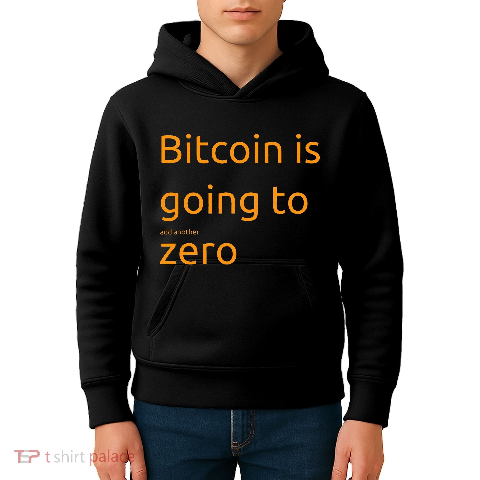 Bitcoin Is Going To Add Another Zero Hidden Message Black Kids Hoodie