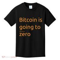Bitcoin Is Going To Add Another Zero Hidden Message Black Kids T-Shirt thumb 0