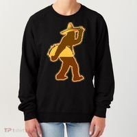 Bigfoot Carrying Taco Cinco de Mayo Women's Sweatshirt thumb 0