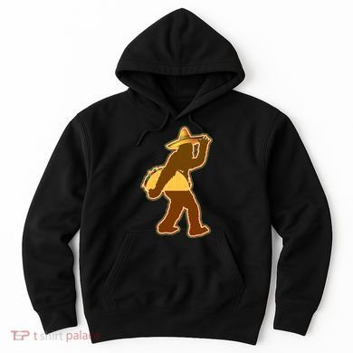 Bigfoot Carrying Taco Cinco de Mayo Hoodie