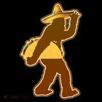 Bigfoot Carrying Taco Cinco de Mayo Apron thumb 3