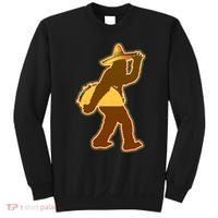 Bigfoot Carrying Taco Cinco de Mayo Sweatshirt thumb 0