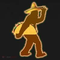 Bigfoot Carrying Taco Cinco de Mayo Sweatshirt thumb 3