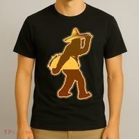 Bigfoot Carrying Taco Cinco de Mayo T-Shirt thumb 3