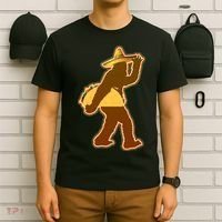 Bigfoot Carrying Taco Cinco de Mayo T-Shirt thumb 6