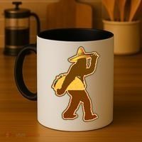 Bigfoot Carrying Taco Cinco de Mayo Coffee Mug thumb 4