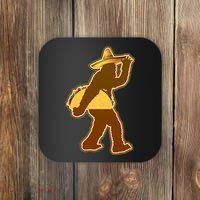 Bigfoot Carrying Taco Cinco de Mayo Coaster thumb 0