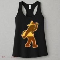 Bigfoot Carrying Taco Cinco de Mayo Women's Tank Top thumb 3