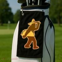 Bigfoot Carrying Taco Cinco de Mayo Golf Towel thumb 2