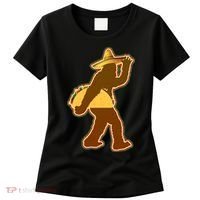 Bigfoot Carrying Taco Cinco de Mayo Women's T-Shirt thumb 0