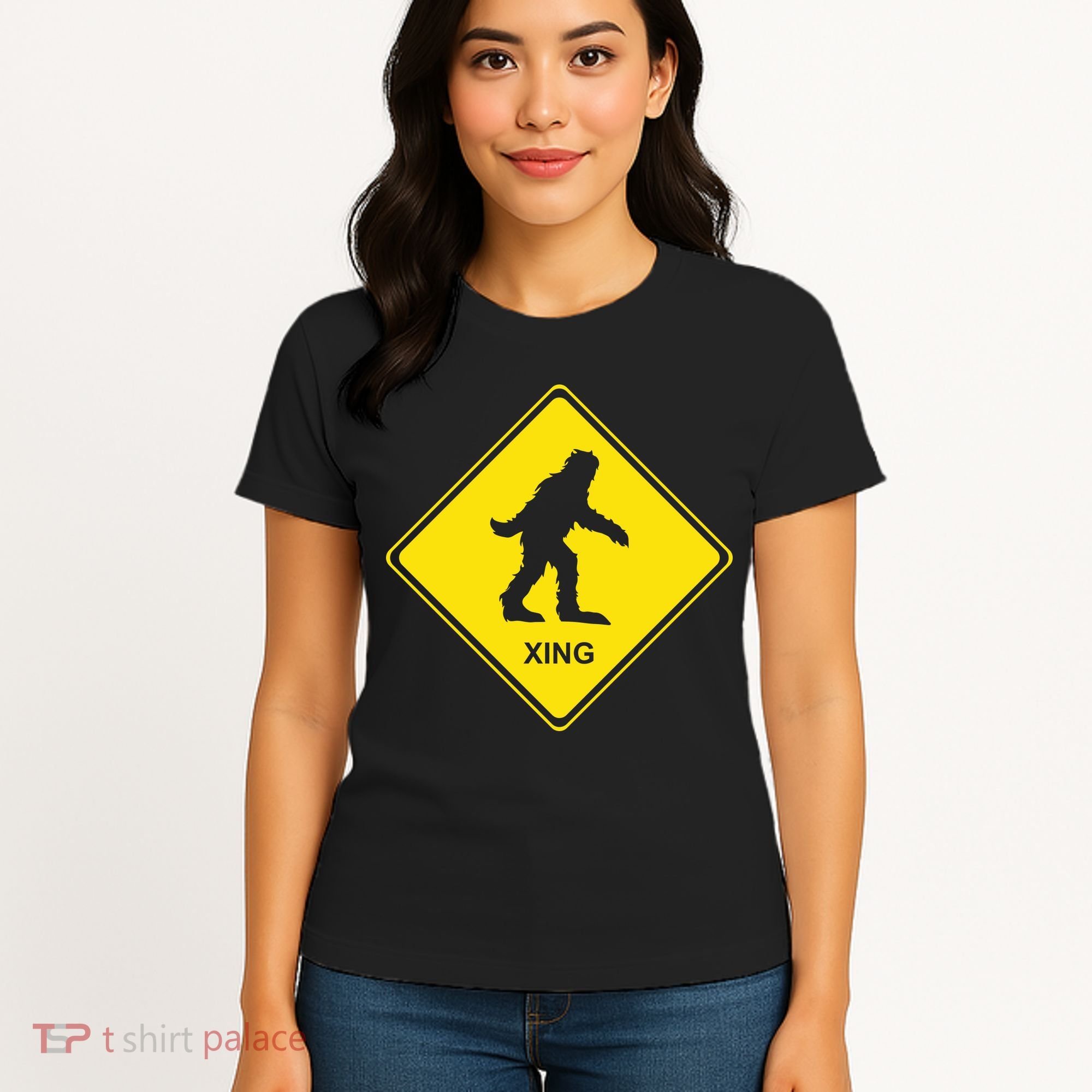 Bigfoot Crossing XING Women's T-Shirt