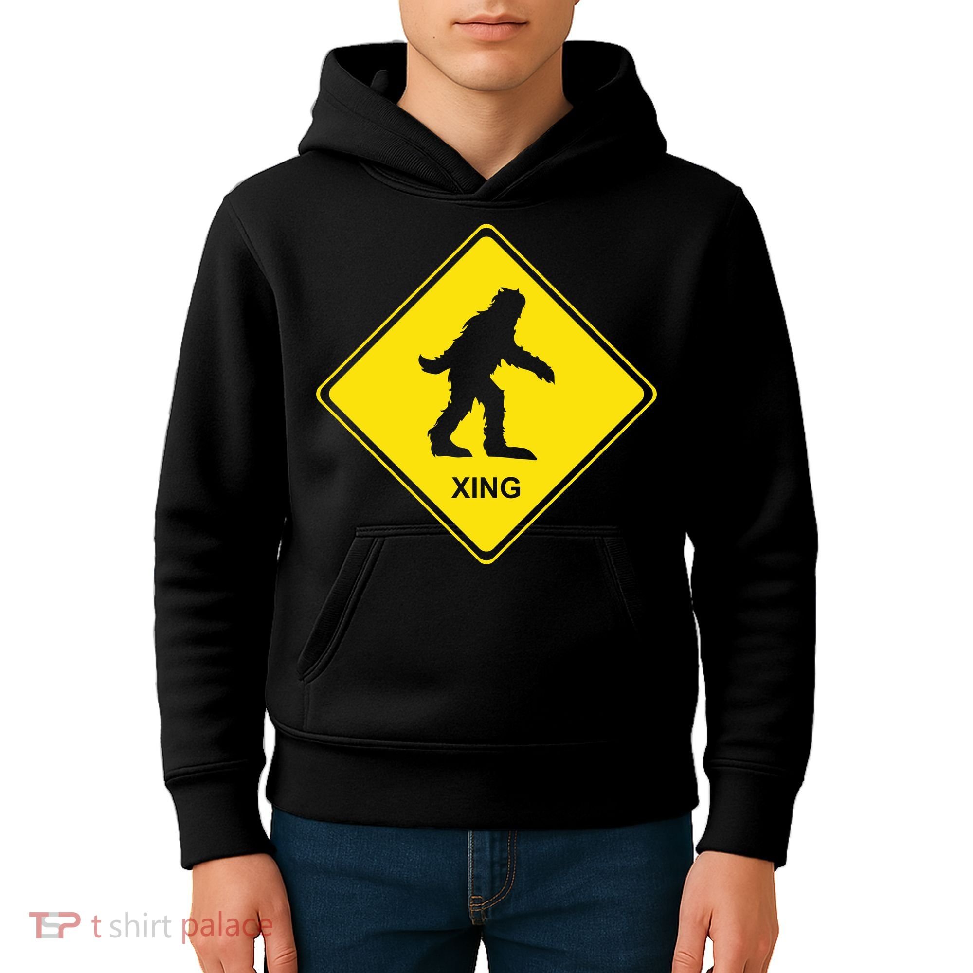 Bigfoot Crossing XING Kids Hoodie