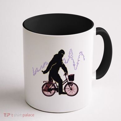 Bigfoot Cycling Coffee Mug back