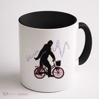 Bigfoot Cycling Coffee Mug thumb 1