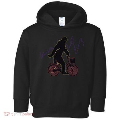 Bigfoot Cycling Toddler Hoodie