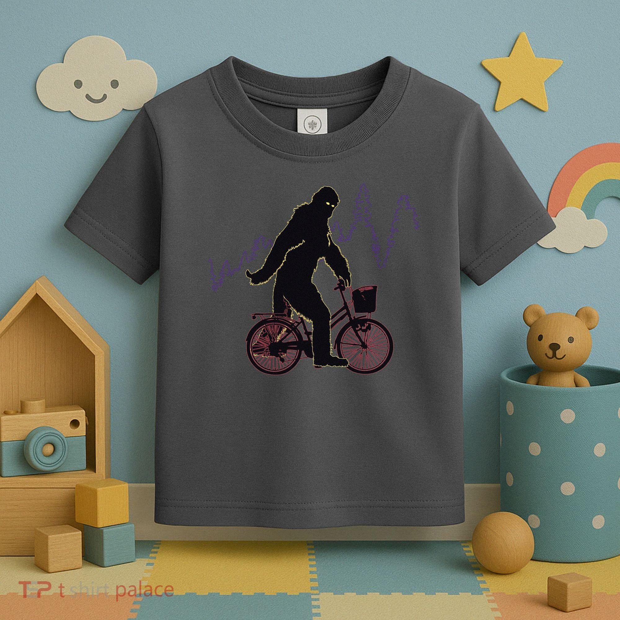 Bigfoot Cycling Toddler T-Shirt