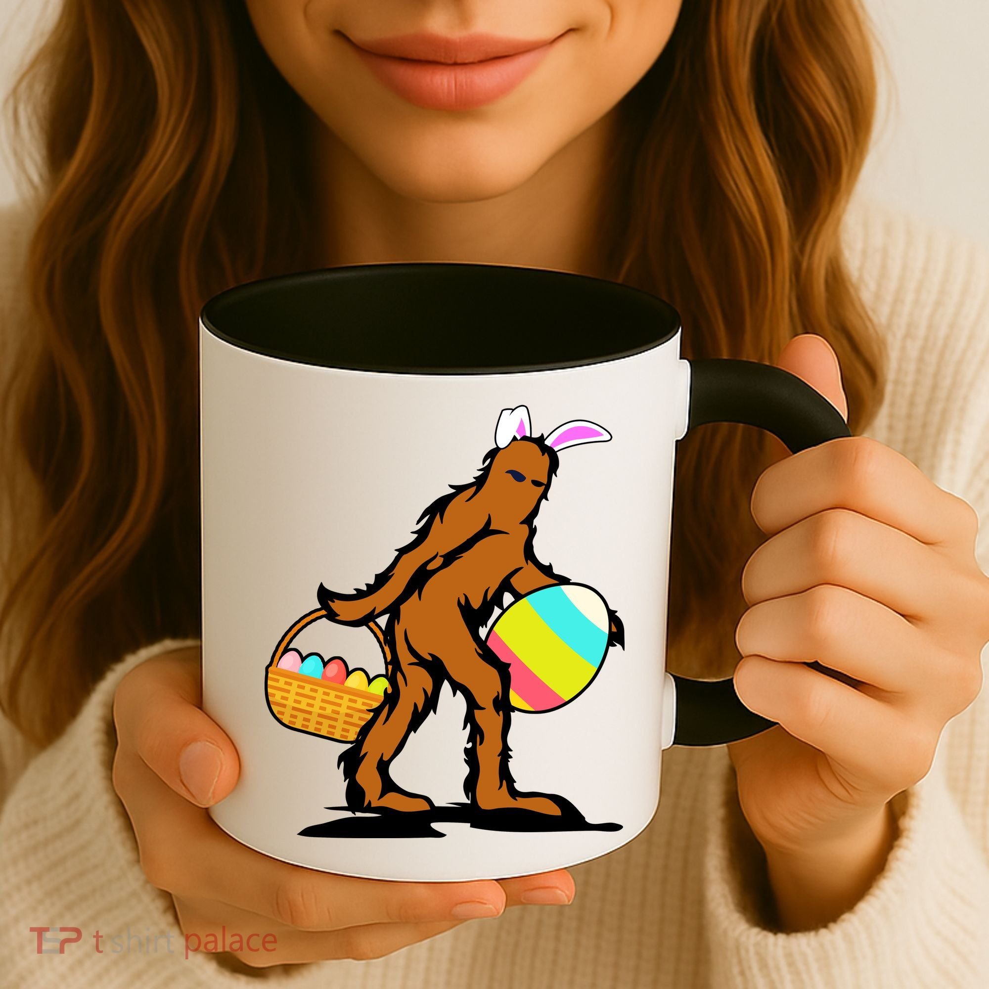 Bigfoot Easter Egg Coffee Mug