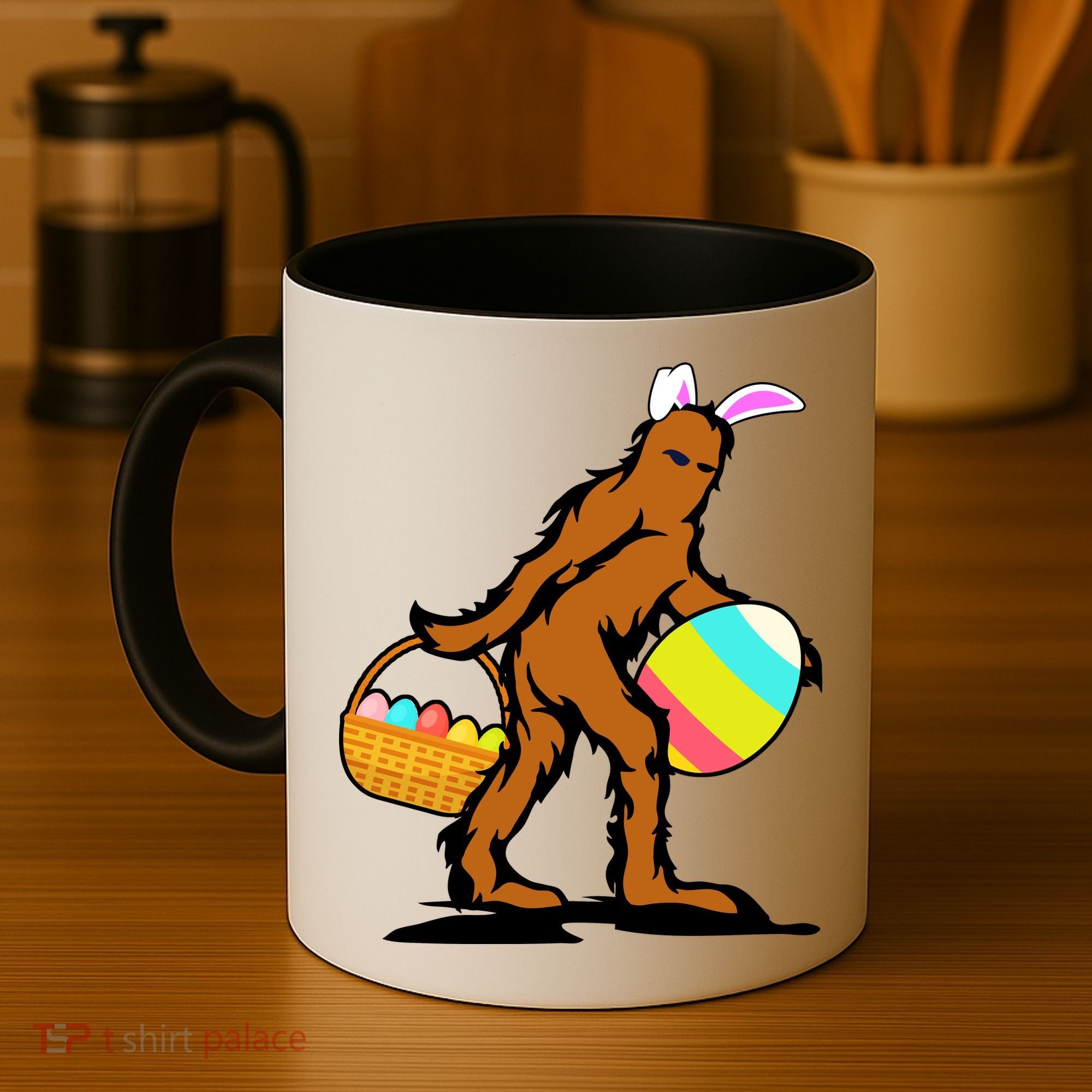 Bigfoot Easter Egg Coffee Mug