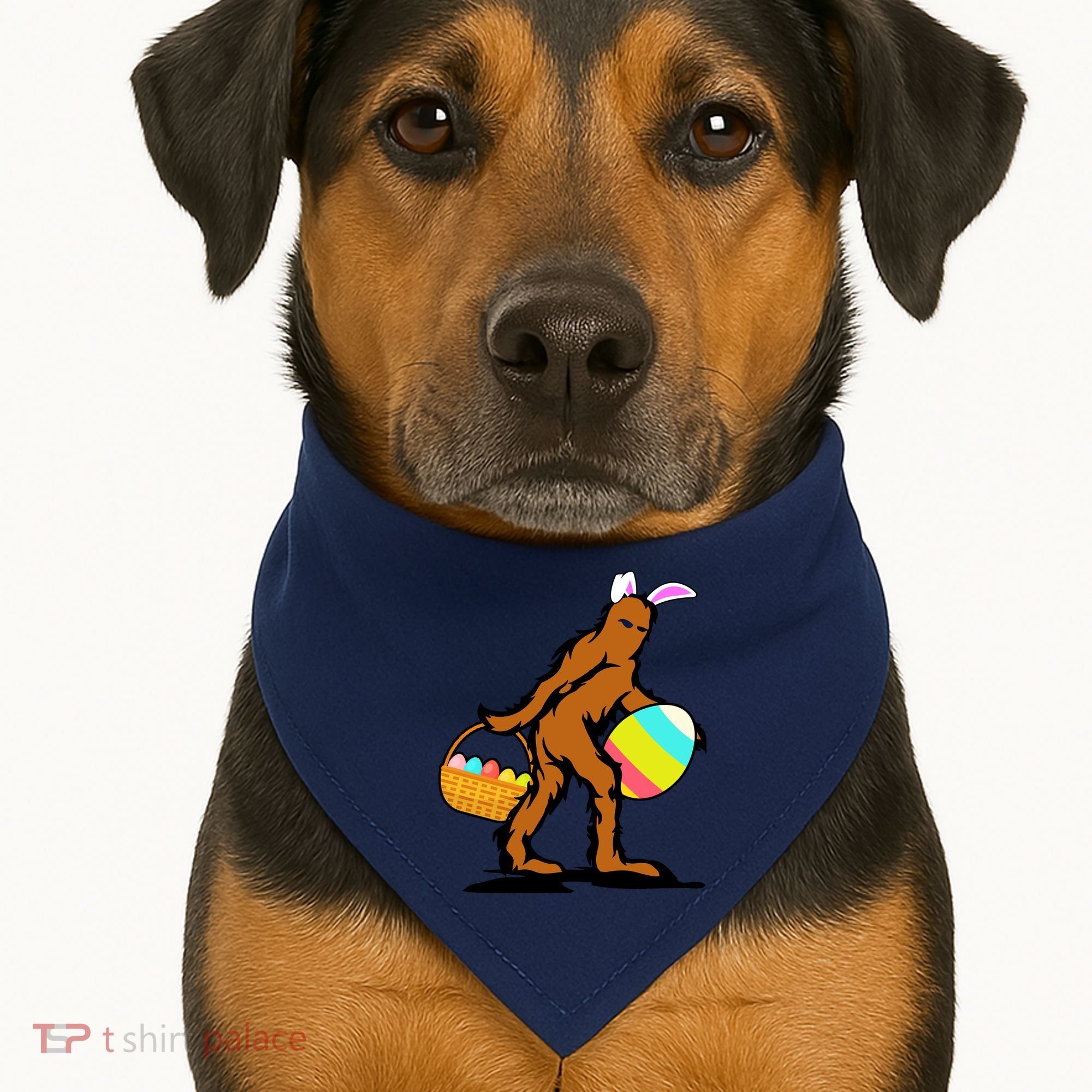 Bigfoot Easter Egg USA-Made Doggie Bandana