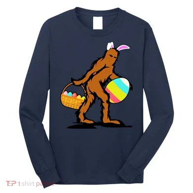 Bigfoot Easter Egg Long Sleeve Shirt
