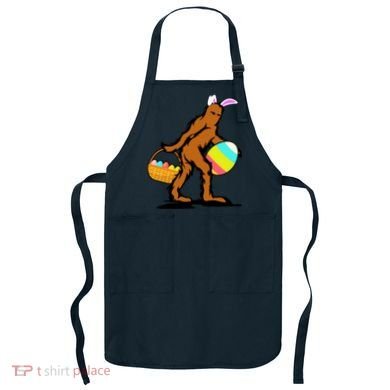 Bigfoot Easter Egg Apron