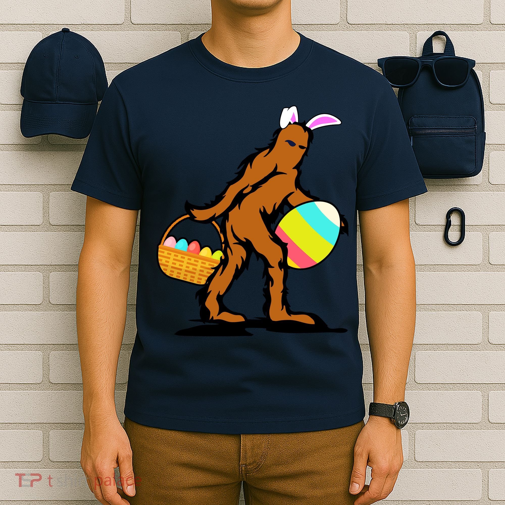Bigfoot Easter Egg T-Shirt