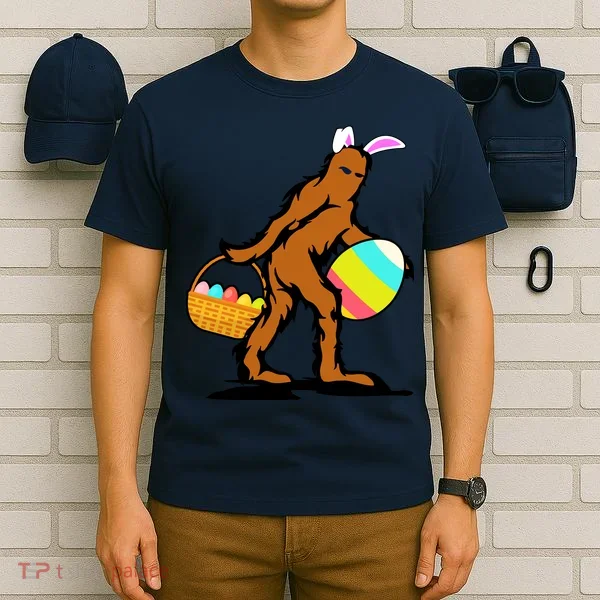 Bigfoot Easter Egg T-Shirt
