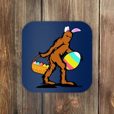 Bigfoot Easter Egg Coaster