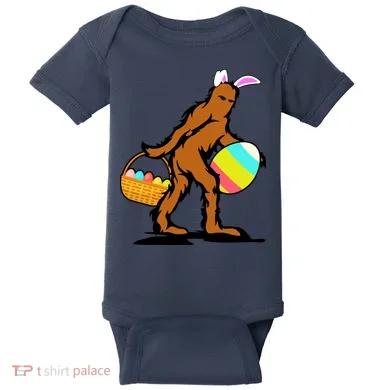 Bigfoot Easter Egg Baby Bodysuit