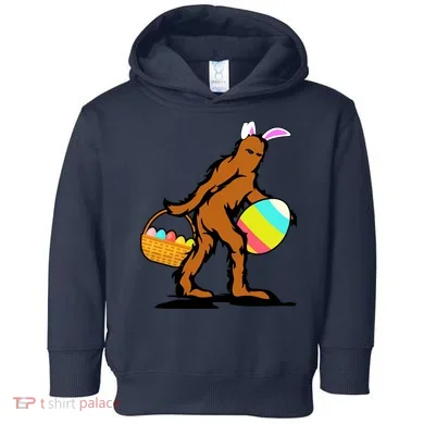 Bigfoot Easter Egg Toddler Hoodie