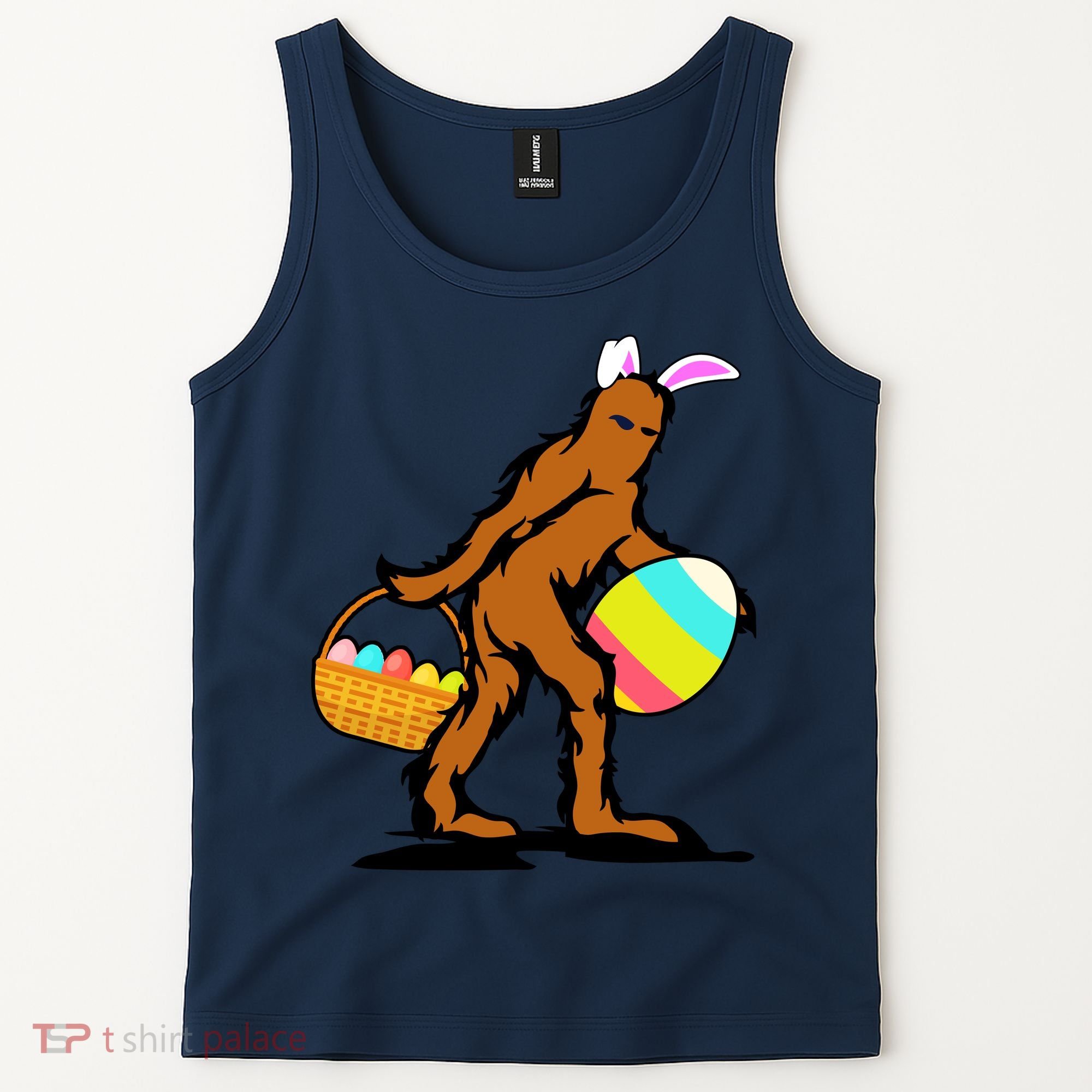 Bigfoot Easter Egg Tank Top
