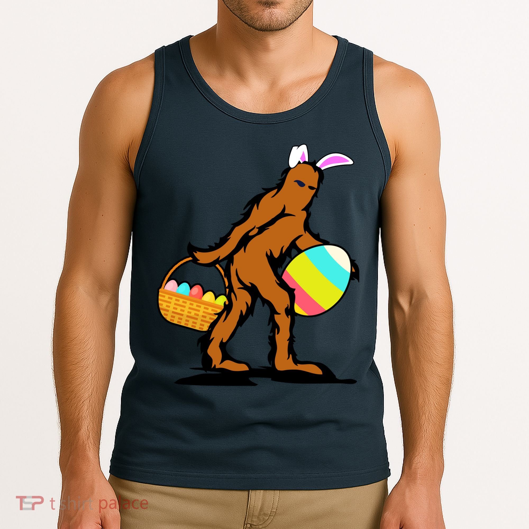 Bigfoot Easter Egg Tank Top