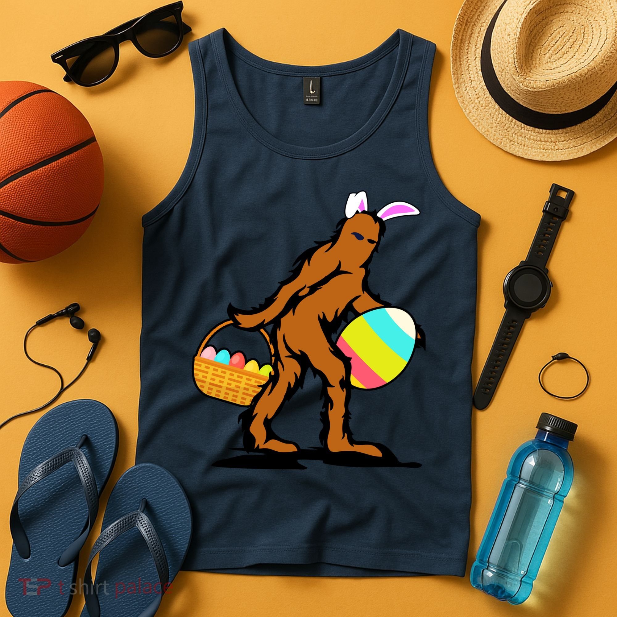 Bigfoot Easter Egg Tank Top
