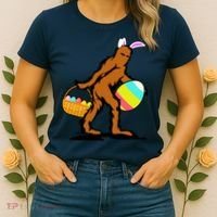 Bigfoot Easter Egg Women's T-Shirt thumb 2