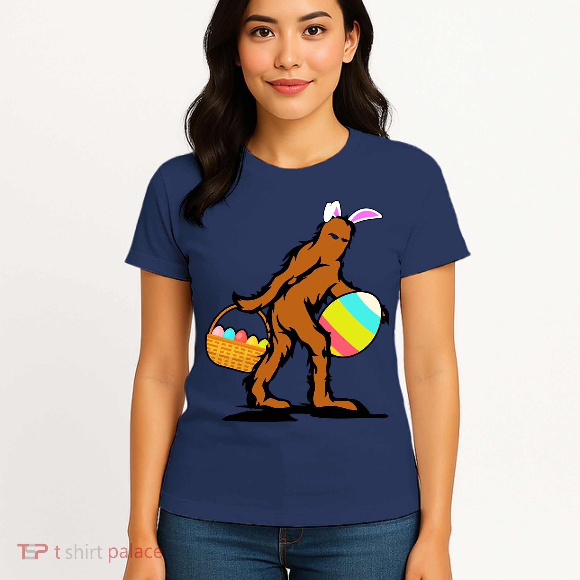 Bigfoot Easter Egg Women's T-Shirt