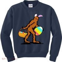 Bigfoot Easter Egg Kids Sweatshirt thumb 0