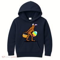 Bigfoot Easter Egg Kids Hoodie thumb 0