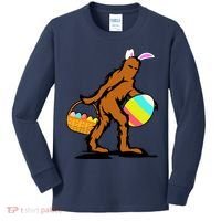 Bigfoot Easter Egg Kids Long Sleeve Shirt thumb 0