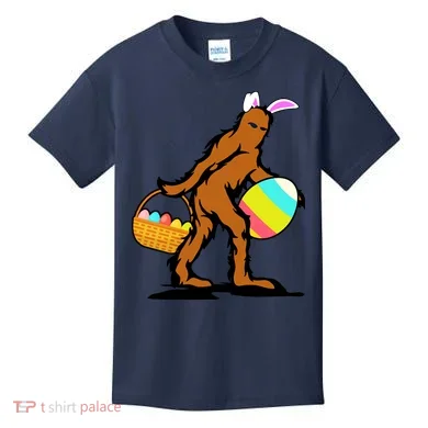 Bigfoot Easter Egg Kids T-Shirt