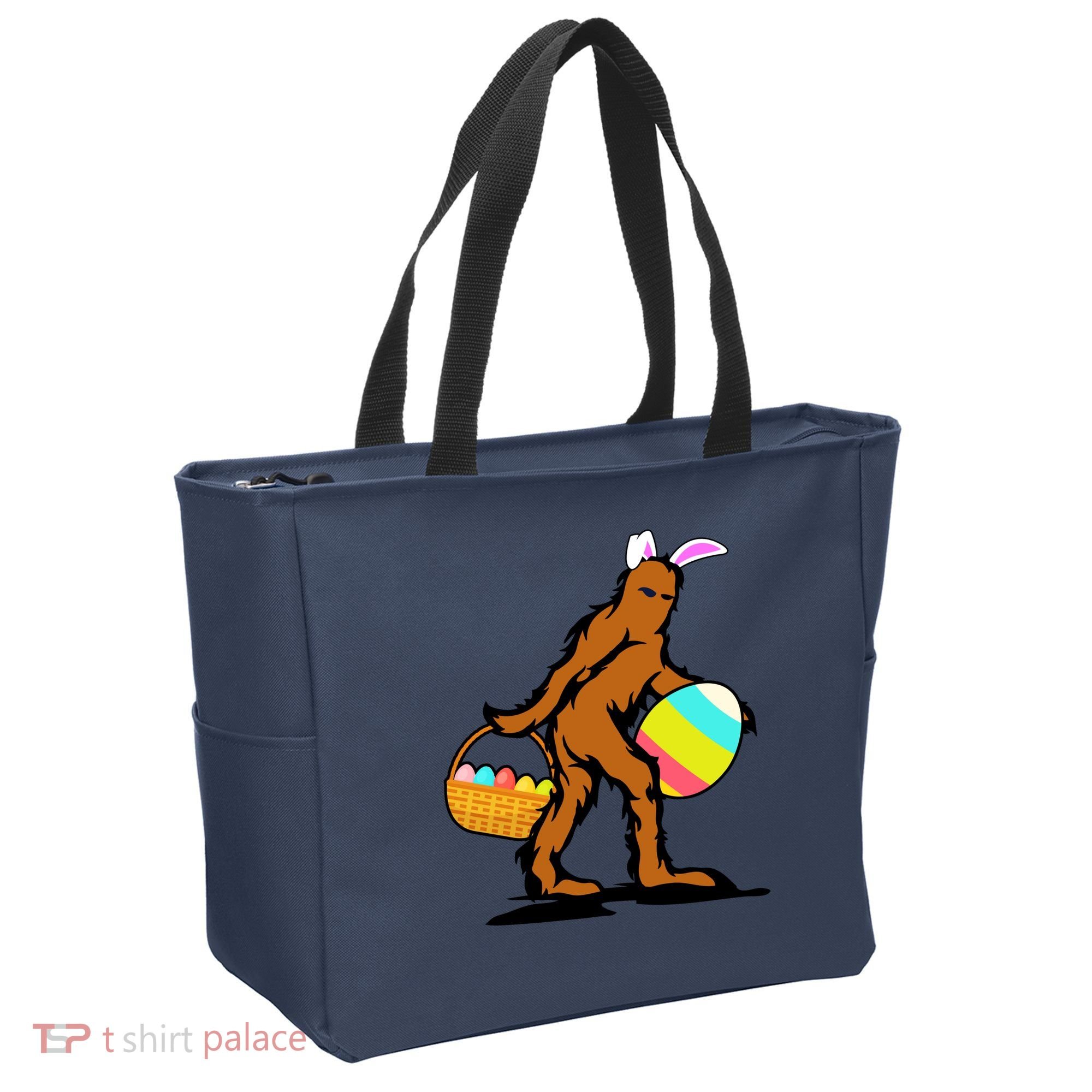 Bigfoot Easter Egg Tote Bag