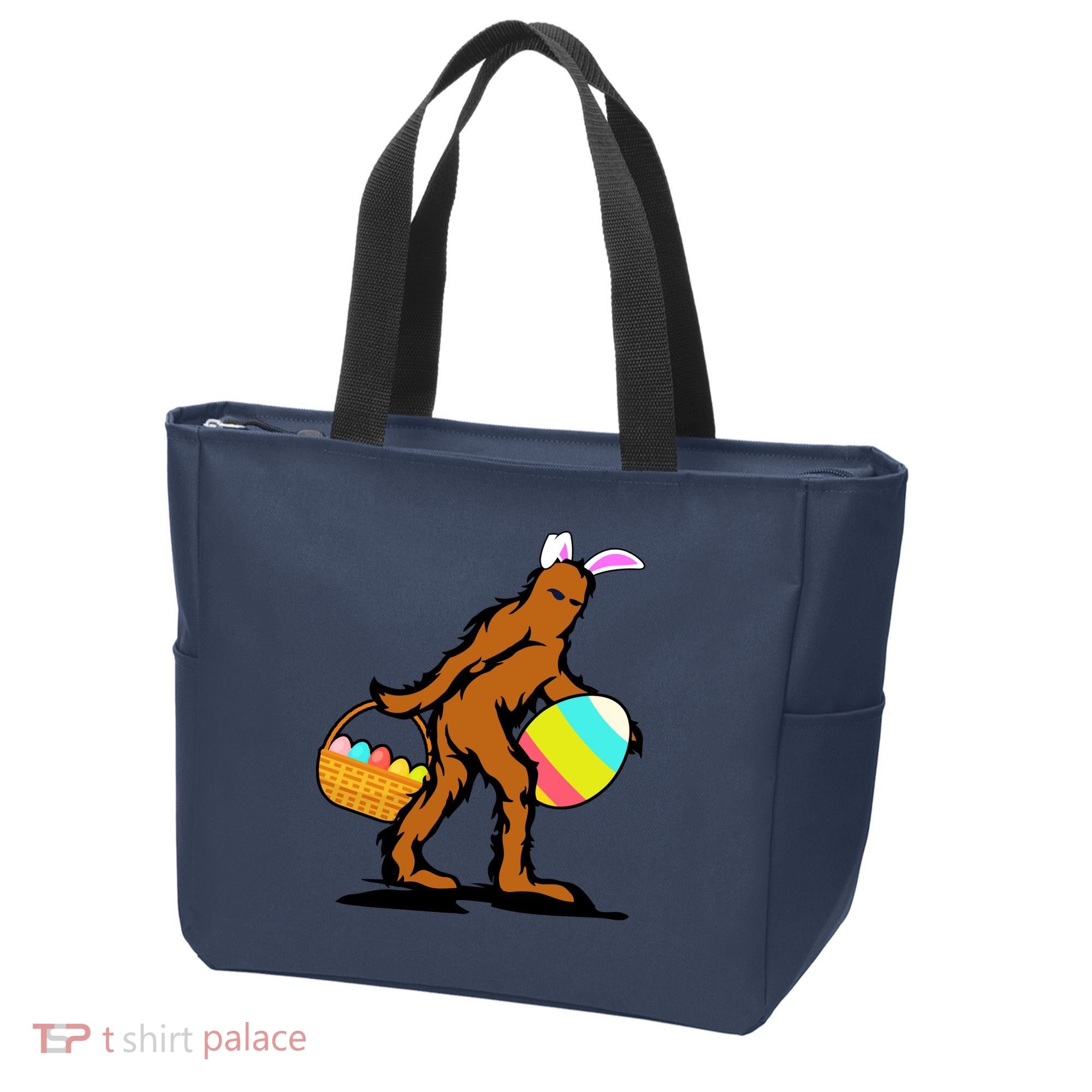 Bigfoot Easter Egg Tote Bag