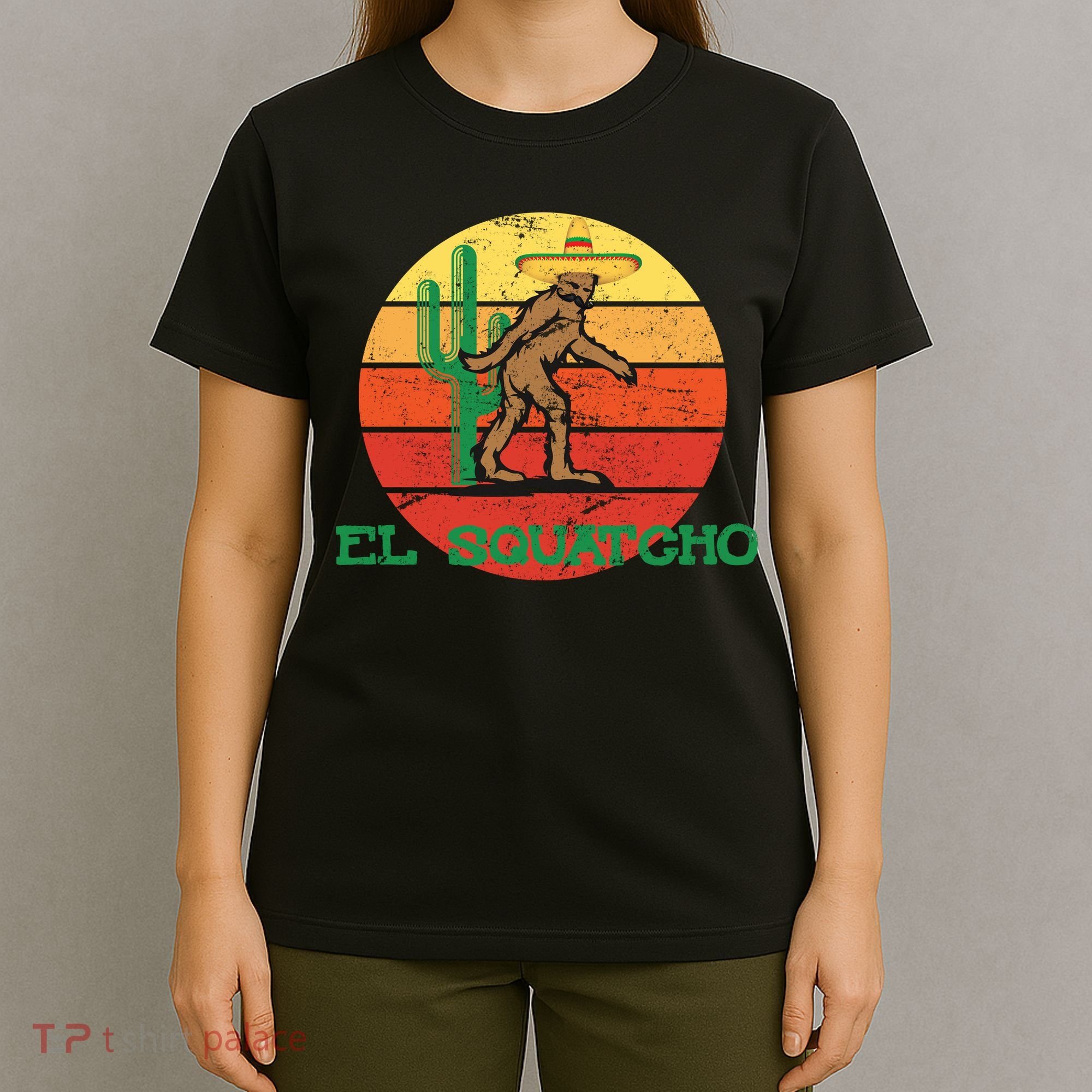 Bigfoot El Squatcho Mexican Sasquatch T-Shirt