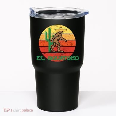 Bigfoot El Squatcho Mexican Sasquatch Tumbler