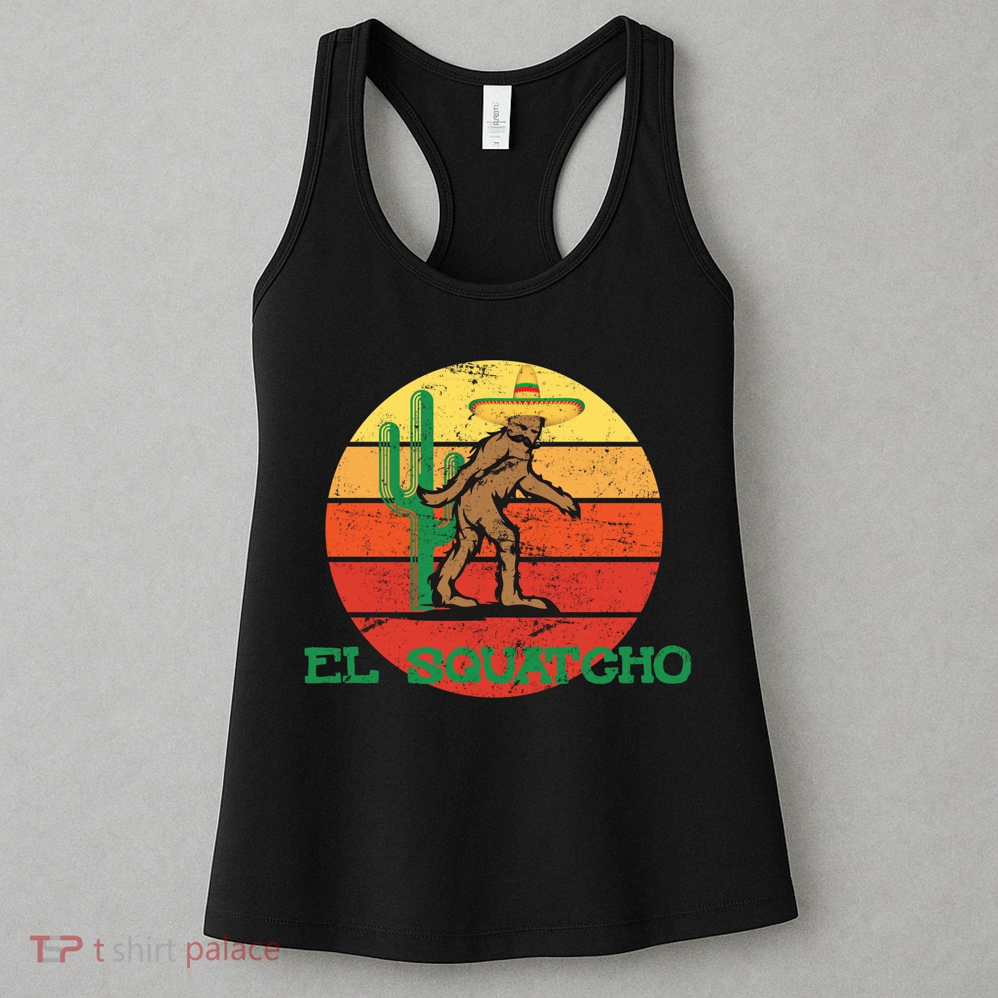 Bigfoot El Squatcho Mexican Sasquatch Women's Tank Top